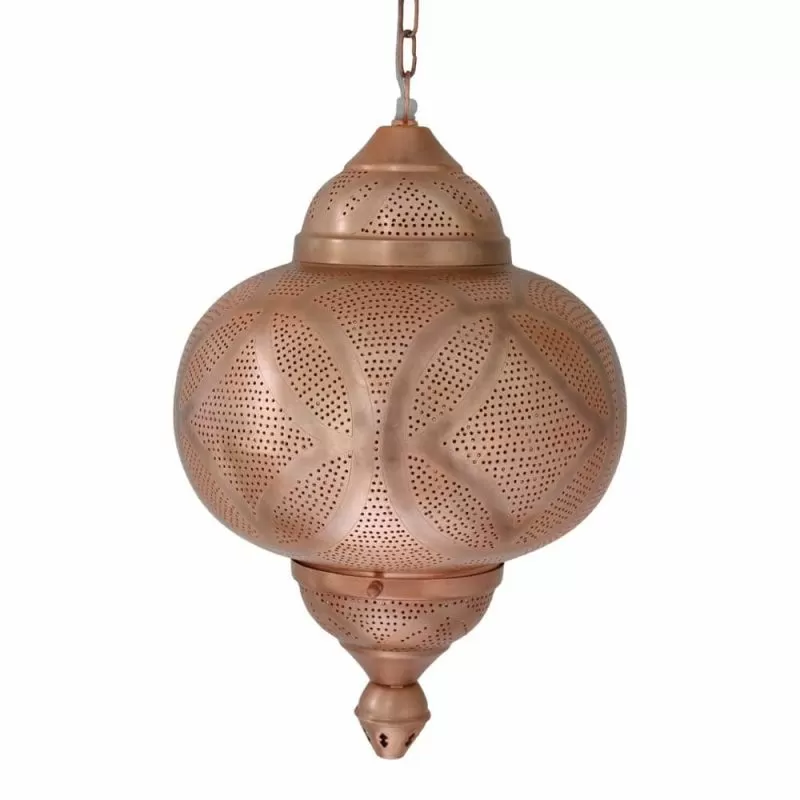 patroon baan Punt Marokkaanse Hanglamp Koper Nayelis Ø 33 x 49cm | Safaary